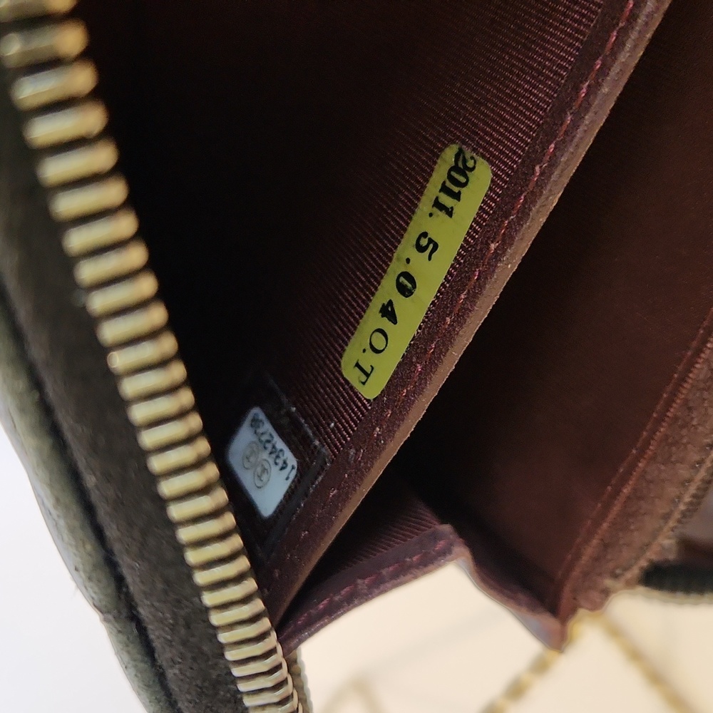 Chanel Lambskin Quilted Zip Long Wallet - Picture 13 of 13